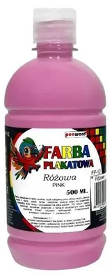 Image de Peinture pour affiches, 500 ml, rose - Penword