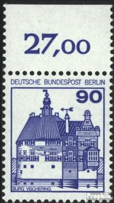 Produktbild von Briefmarken Berlin (West) 1978 Mi 588 Oberrandstück postfrisch Burgen und Schlösser