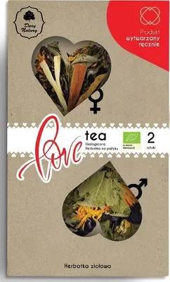 Zdjęcie produktu dla HERBATKA NA PATYKU LOVE TEA(2 szt.) 7 g - DARY NATURY (PRODUKT SEZONOWY)