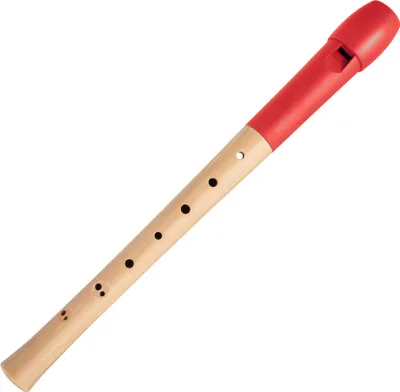 Produktbild von Classic Cantabile Pivella Sopran-Blockflöte, Rot, 2-teilig