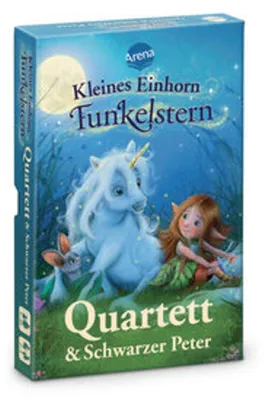 Produktbild von Kleines Einhorn Funkelstern. Quartett & Schwarzer Peter