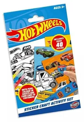 Zdjęcie produktu dla Hot Wheels zestaw kreatywny z naklejkami