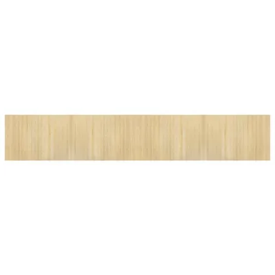 Produktbild von vidaXL Teppich Rechteckig Hell Natur 70x400 cm Bambus