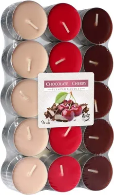 Produktbild von Duftende Teelichter 30Set Schoko Kirsche Duft Duftkerzen Teelicht Duftteelichter