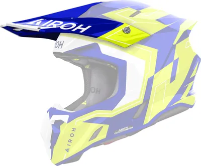Zdjęcie produktu dla Przednia szyba Airoh Twist 3 Dizzy Blue Yellow