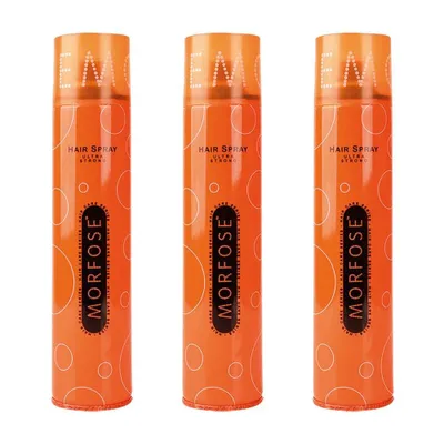 Produktbild von Morfose Ultra Strong Hair Styling Spray 400ml - Ultra starker Halt - 3 er Set