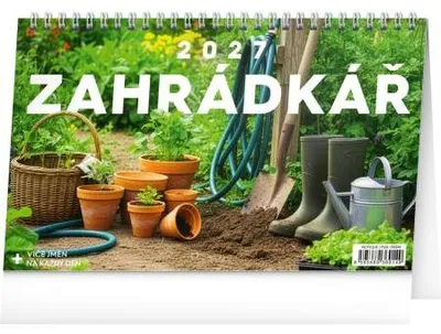Zdjęcie produktu dla NOTIQUE, kalendarz biurkowy dla ogrodników, rok 2027, wymiary: 23,1 x 14,5 cm