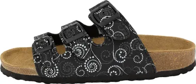 Produktbild von Supersoft Classic Pantoletten Komfortable Pantolette mit Korkfußbett, Leichte EVA-Sohle für besten Tragekomfort, Verstellbare Riemen für perfekte Passform
