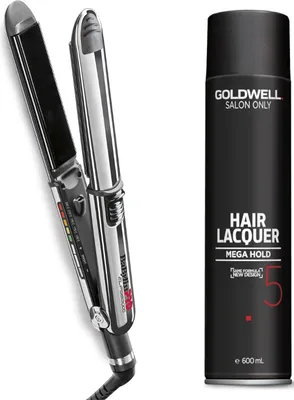 Produktbild von BaByliss PRO Elipsis 31mm Black BAB3000EPE + Goldwell Salon Only Hair Lacquer Mega Hold 600ml