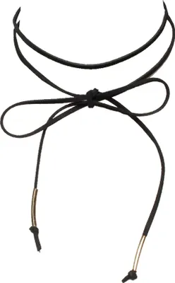 Produktbild von Gothic Halsband Choker Band Schwarz
