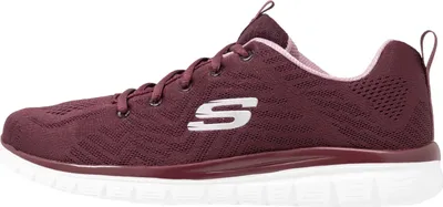 Zdjęcie produktu dla Skechers Sneakers 12615-WINE in Wine Mesh/ Lavender Trim color size 37