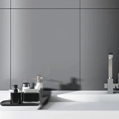 Produktbild von Seifenspender Organizer - 4-in-1 Waschbecken Zubehör - Schwarz