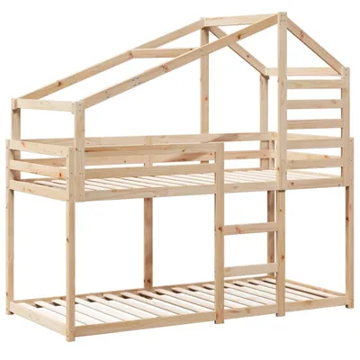 Produktbild von Etagenbett ohne Matratze 90x200 cm Massivholz Kiefer