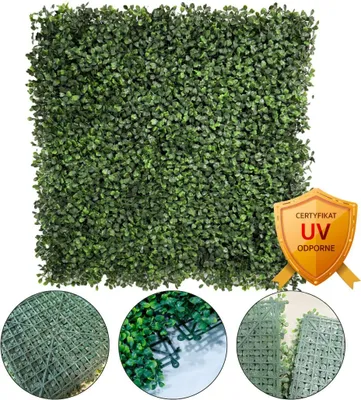 Produktbild von Künstliche Buchsbaum-Paneele 50x50 UV-beständig