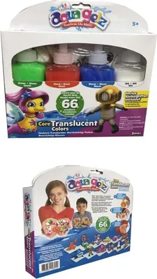 Immagine prodotto di KidWize Aqua Gelz Figure traslucide in gel d'acqua Crea le tue figure in gomma