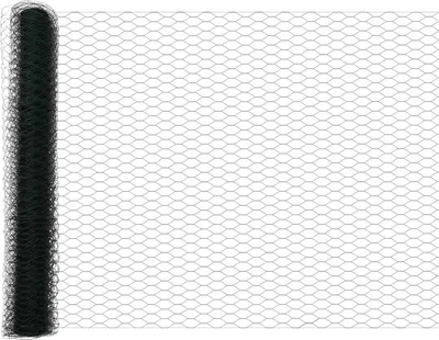 Produktbild von "2026 Promotion" Gartenzaun - Hexagonzaun Grün - 1x10 m PVC - Metallzäune CC25971