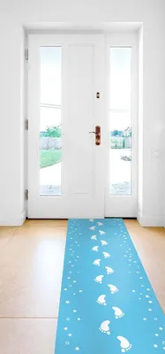 Produktbild von Babyboys Ankunft Willkommensteppich 250cm