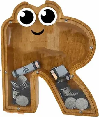 Immagine prodotto di Scatola del tesoro in legno - Lettera R