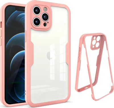 Produktbild von Hülle für Apple iPhone 13 Pro Max - 360 Vollschutz Case - Rosa
