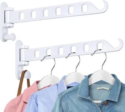 Produktbild von Inklusives Wand-Kleidungs-Trockenständer - Wandgehalt für Kleidung - Robuster Wandkleidungstrockner