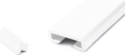 Immagine prodotto di QUEST Terminale per montanti ringhiera in PVC, cappuccio terminale per profilo ringhiera PREMIUM, 40x8, bianco