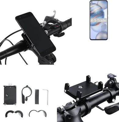 Produktbild von K-S-Trade Handyhalterung für das Fahrrad kompatibel mit Huawei Honor 30 Halter Lenkstange Fahrradhalterung Motorrad Bike Mount Befestigung Smartphone
