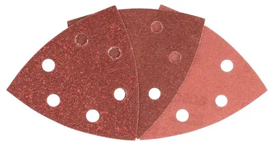 Produktbild von Schleifblatt-Set für Deltaschleifer 93 mm, 6-tlg.