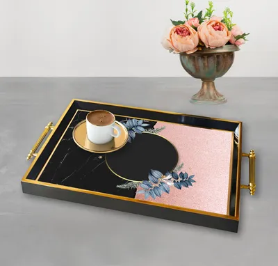 Produktbild von Evila Originals, TPA9910, Tablett, Mehrfarbig, 100 % GLAS, 50 x 29 x 3,5 cm