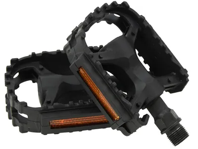 Produktbild von Schwarze Kinder-Fahrradpedale mit Reflektoren klein 9/16 Zoll