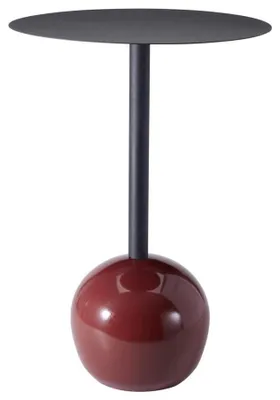 Produktbild von Beistelltisch aus Metall auf kugelförmigem Fuß, Ø 36 cm x 51 cm