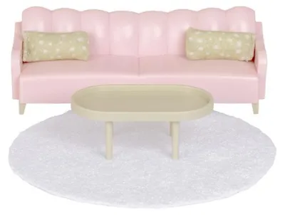 Imagen del producto de Juego de salón Lundby (rosa)