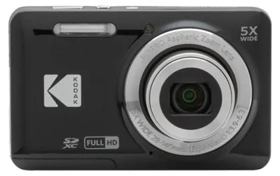 Produktbild von Kodak PIXPRO FZ55, 16,35 MP, 4608 x 3456 Pixel, 1/2.7", 5x, Full HD, Schwarz