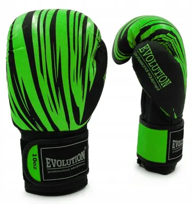 Produktbild von Evolution Jungle Boxhandschuhe Sparring 12 oz Grün