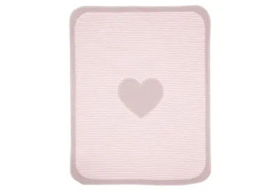 Produktbild von FUSSENEGGER Babydecke Herz 90x70cm