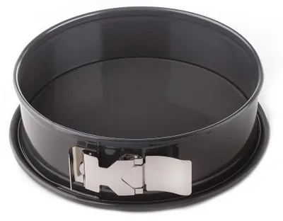 Zdjęcie produktu dla Kaiser 2300638041, Forma do ciasta z klamrą, Okrągły, Stal, 2,9 l, Czarny, Niemcy