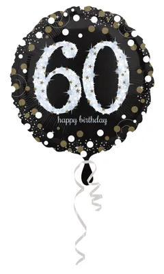 Produktbild von AMSCAN Sd-C Sparkling Birthday 60 0 0 0