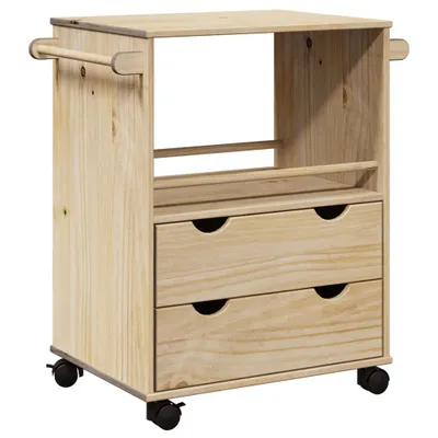 Obrázek produktu pro Kuchyňský vozík OTTA 59 x 45 x 80 cm masivní borovice