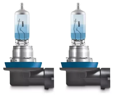 Produktbild von Osram COOL BLUE INTENSE H11, +100% mehr Helligkeit, bis zu 5.000K, Halogen-Scheinwerferlampe, LED-Look, Duo Box (2 Lampen), 64211CBN-HCB