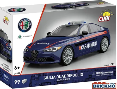 Immagine prodotto di Cobi Klemmbaustein-Set Alfa Romeo Giulia Quadr. Carabinieri, 99 Teile, 24654