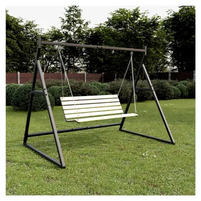 Produktbild von Gestell für Hollywoodschaukel aus Stahl, Rahmen für Gartenmöbel, Bankschaukel