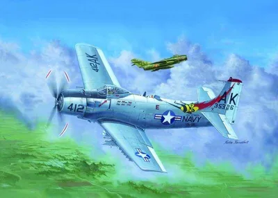 Image de Trumpeter A-1H AD-6 Skyraider 1:32, 02253