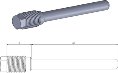 Image de Moto-master Beta 213020 Goupilles de plaquettes de frein Gris Gris One Size
