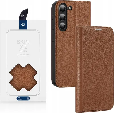 Image de Dux Ducis Skin X2 Samsung Galaxy S23+ Case with Flap Wallet Stand Brown