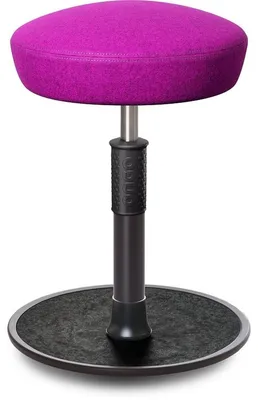 Produktbild von Sitz- Stehhocker Free Regular Hutsitz kvadrat Divina Mel. Pink schw. /schw..