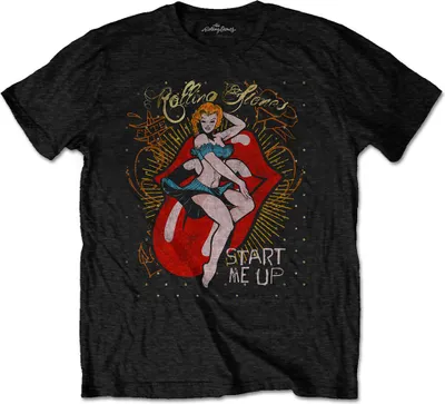 Produktbild von The Rolling Stones Start me up Black L T-Shirt