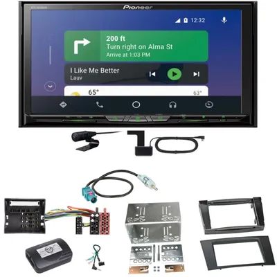 Produktbild von Pioneer AVH-Z9200DAB Android Auto Carplay Einbauset für Mercedes W211 CLS W219