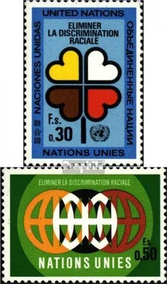 Produktbild von Briefmarken UNO - Genf 1971 Mi 19-20 (kompl.Ausg.) postfrisch Sondermarken