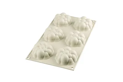 Produktbild von Bläschen 3D Silikon Muffinform Silikomart