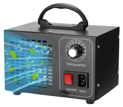 Immagine prodotto di Purificatore d'aria, generatore di ozono, controllo intelligente, colore nero