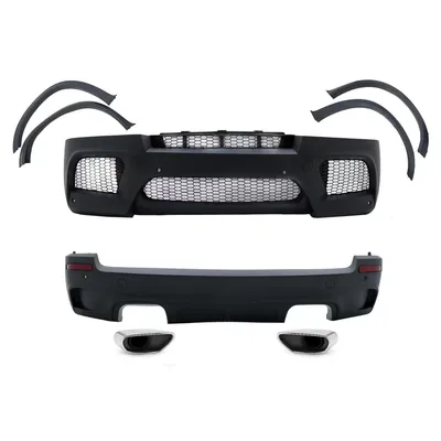 Productafbeelding van Bodykit wielkasten voor BMW X5 E70 2007-2013, X5M design, bumperset met gril.